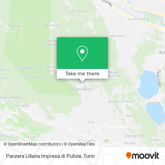 Panzera Liliana Impresa di Pulizie map