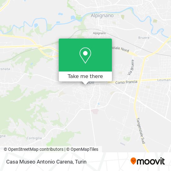 Casa Museo Antonio Carena map