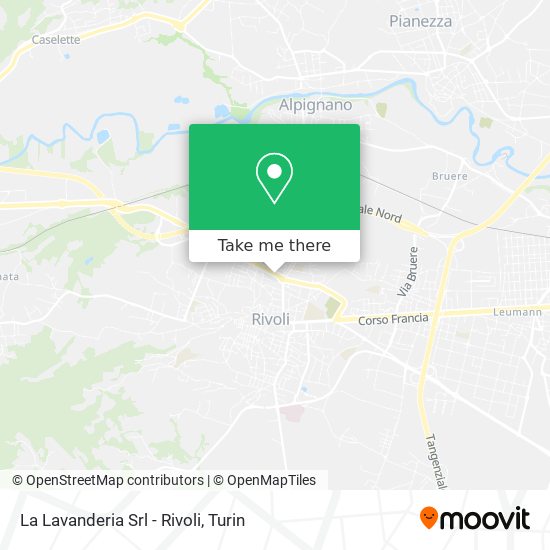 La Lavanderia Srl - Rivoli map