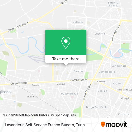 Lavanderia Self-Service Fresco Bucato map