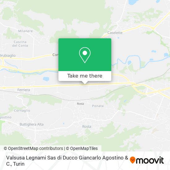 Valsusa Legnami Sas di Ducco Giancarlo Agostino & C. map