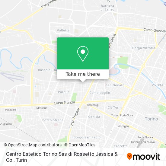 Centro Estetico Torino Sas di Rossetto Jessica & Co. map