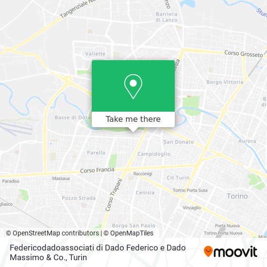 Federicodadoassociati di Dado Federico e Dado Massimo & Co. map