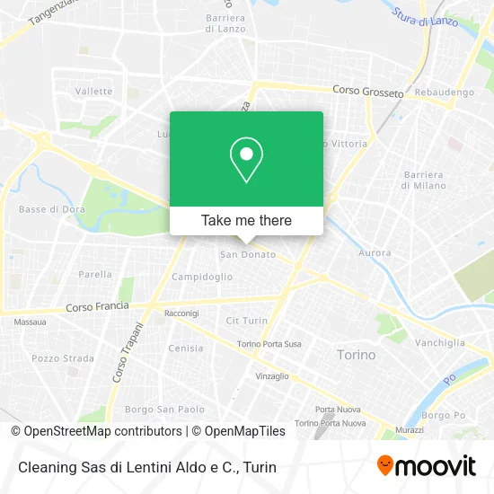Cleaning Sas di Lentini Aldo e C. map