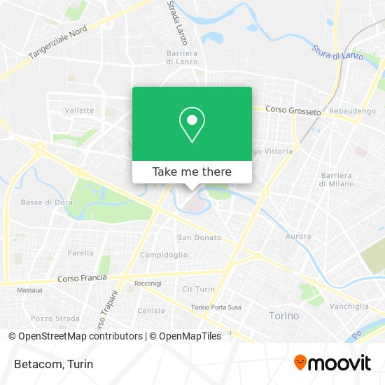 Betacom map