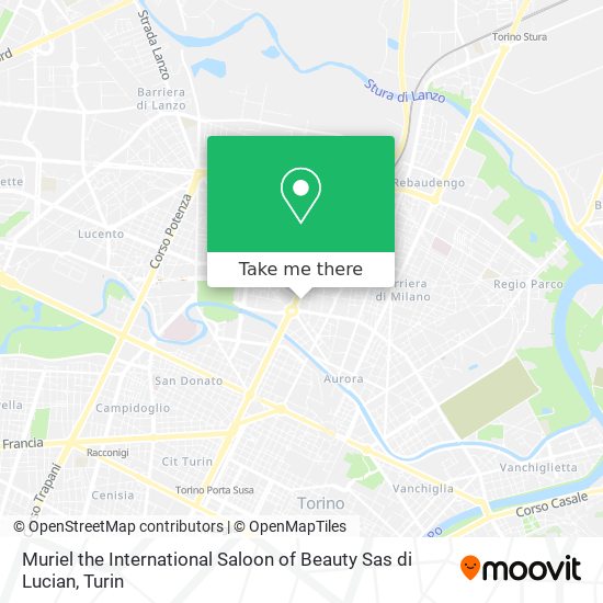 Muriel the International Saloon of Beauty Sas di Lucian map