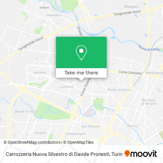 Carrozzeria Nuova Silvestro di Davide Pronestì map
