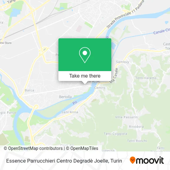 Essence Parrucchieri Centro Degradè Joelle map