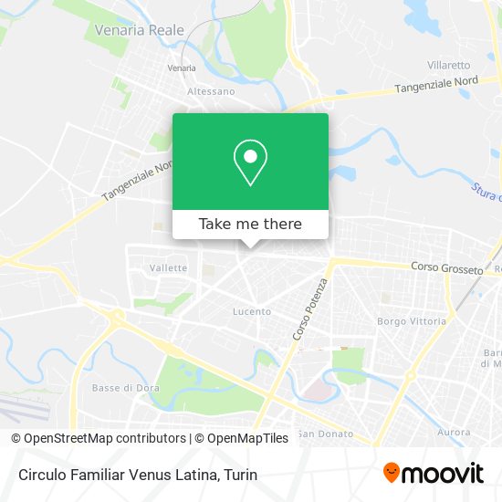 Circulo Familiar Venus Latina map
