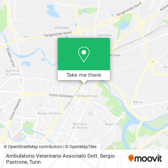 Ambulatorio Veterinario Associato Dott. Sergio Pastrone map