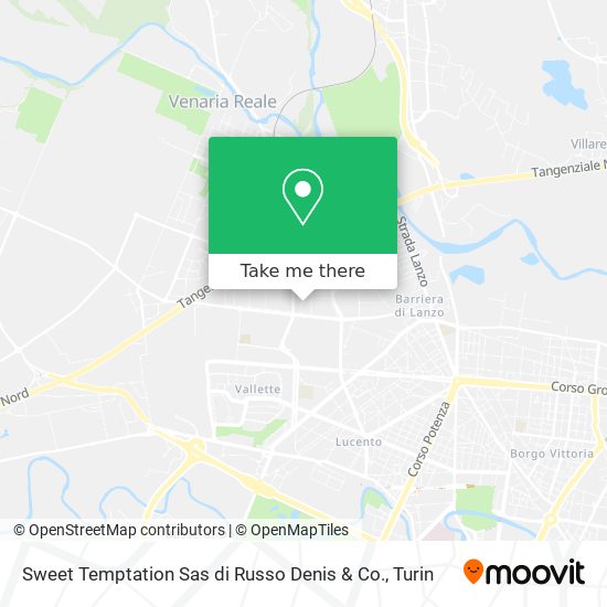 Sweet Temptation Sas di Russo Denis & Co. map