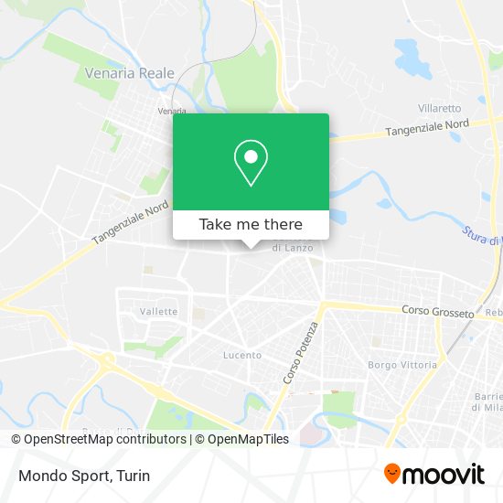 Mondo Sport map