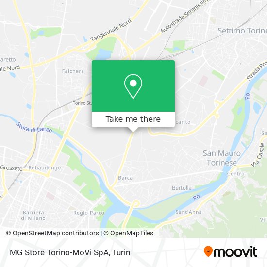 MG Store Torino-MoVi SpA map