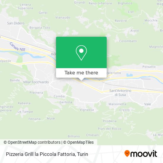 Pizzeria Grill la Piccola Fattoria map