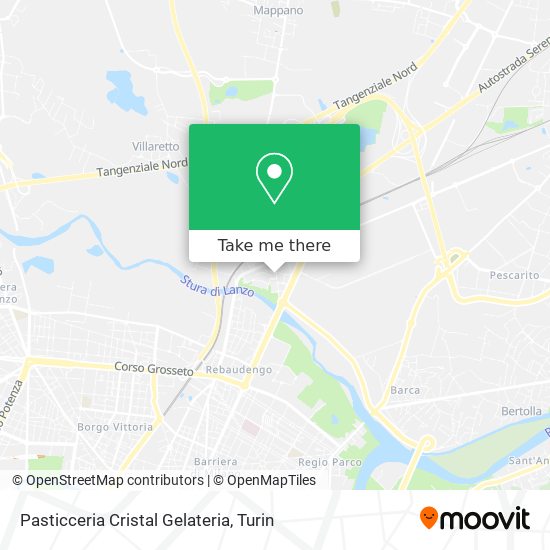 Pasticceria Cristal Gelateria map