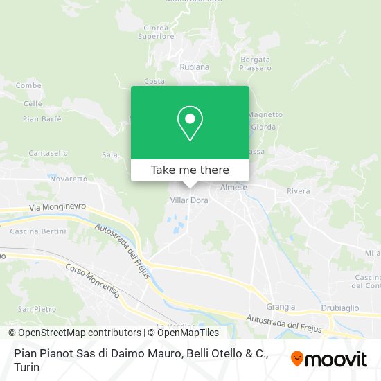 Pian Pianot Sas di Daimo Mauro, Belli Otello & C. map