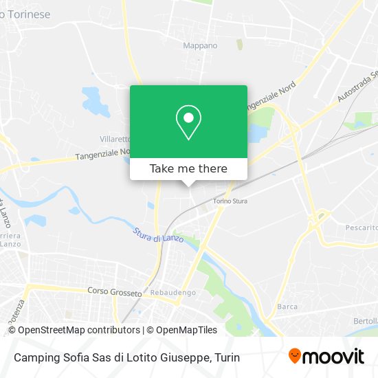 Camping Sofia Sas di Lotito Giuseppe map
