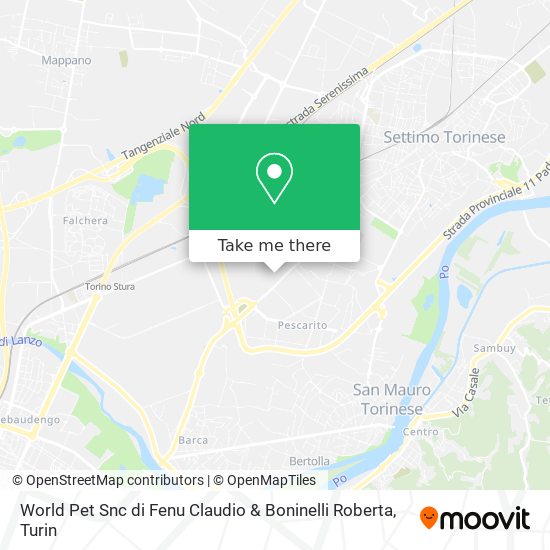 World Pet Snc di Fenu Claudio & Boninelli Roberta map