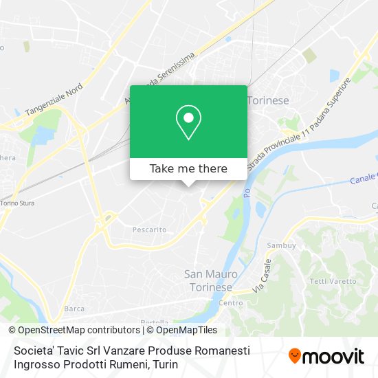 Societa' Tavic Srl Vanzare Produse Romanesti Ingrosso Prodotti Rumeni map