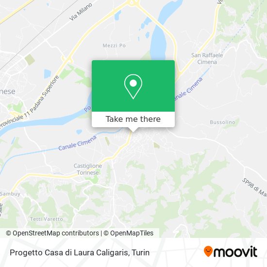 Progetto Casa di Laura Caligaris map