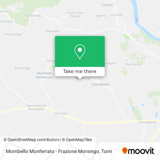 Mombello Monferrato - Frazione Morsingo map