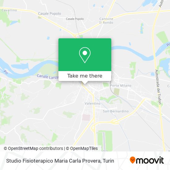 Studio Fisioterapico Maria Carla Provera map
