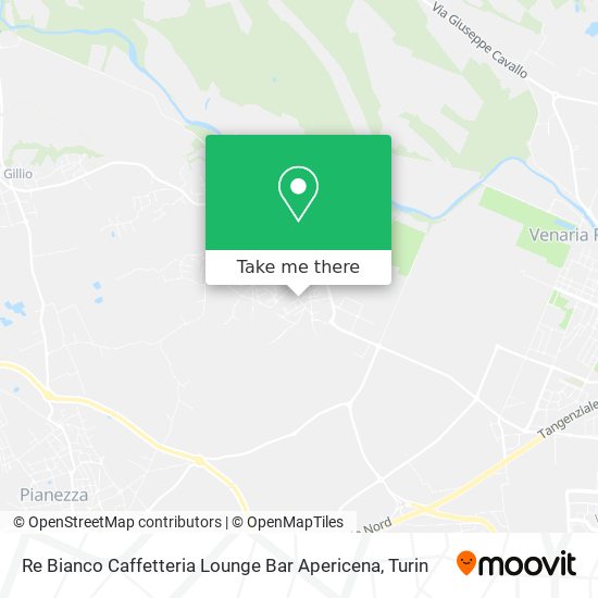 Re Bianco Caffetteria Lounge Bar Apericena map