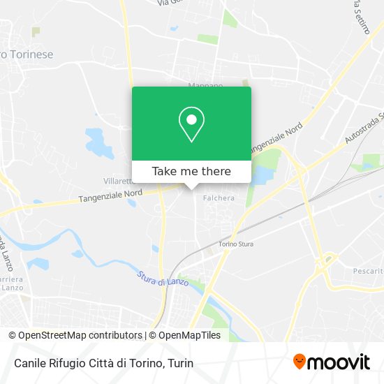 Canile Rifugio Città di Torino map