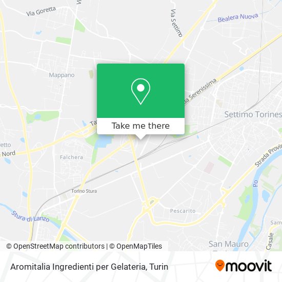 Aromitalia Ingredienti per Gelateria map
