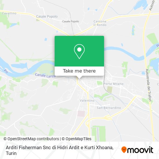 Arditi Fisherman Snc di Hidri Ardit e Kurti Xhoana map