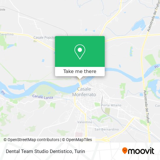 Dental Team Studio Dentistico map
