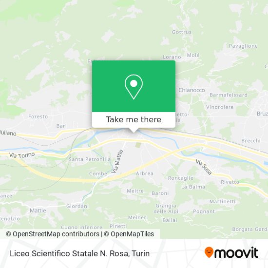 Liceo Scientifico Statale N. Rosa map