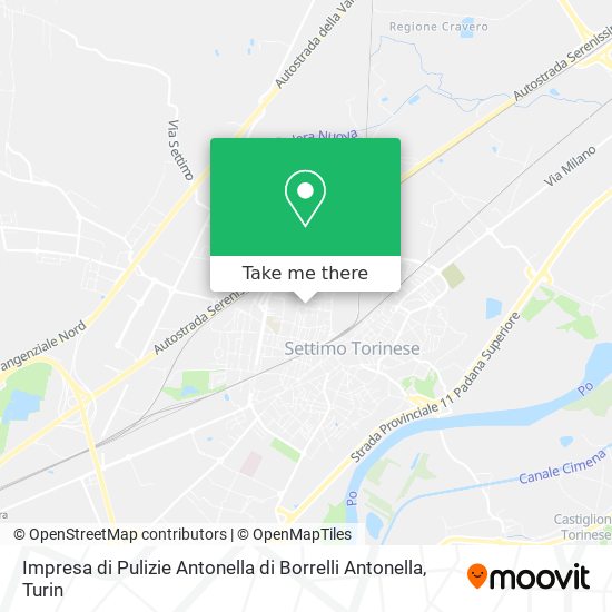 Impresa di Pulizie Antonella di Borrelli Antonella map