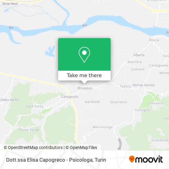 Dott.ssa Elisa Capogreco - Psicologa map