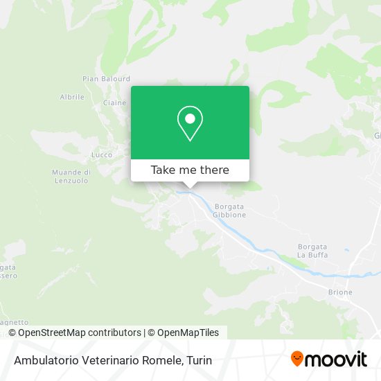 Ambulatorio Veterinario Romele map