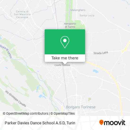 Parker Davies Dance School A.S.D map