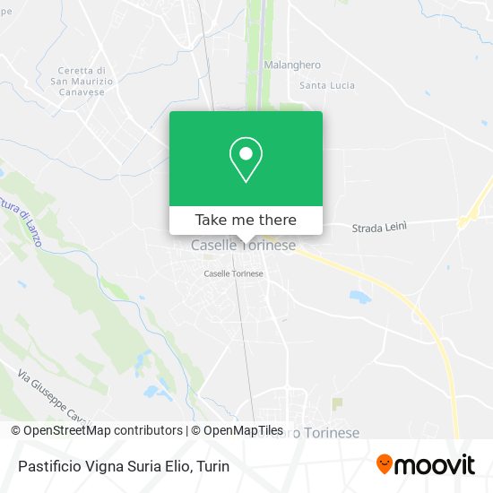 Pastificio Vigna Suria Elio map
