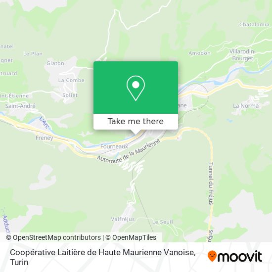 Coopérative Laitière de Haute Maurienne Vanoise map