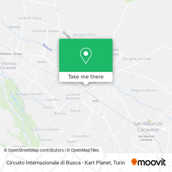 Circuito Internazionale di Busca - Kart Planet map