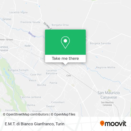 E.M.T. di Bianco Gianfranco map