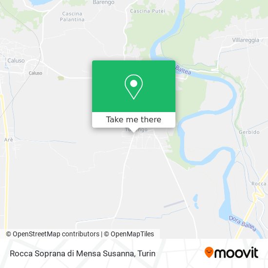 Rocca Soprana di Mensa Susanna map