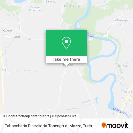 Tabaccheria Ricevitoria Tonengo di Mazze map