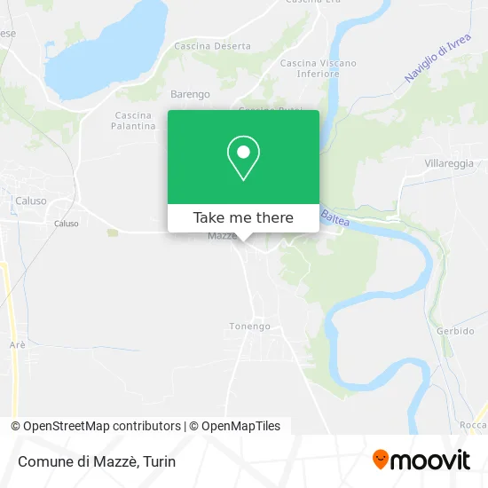 Municipality of Mazzè map