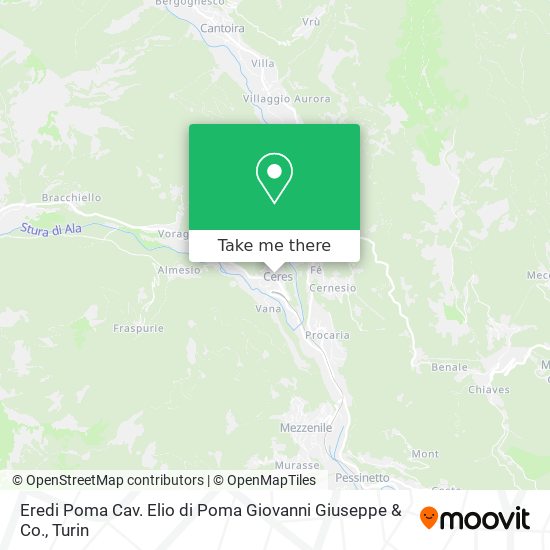 Eredi Poma Cav. Elio di Poma Giovanni Giuseppe & Co. map