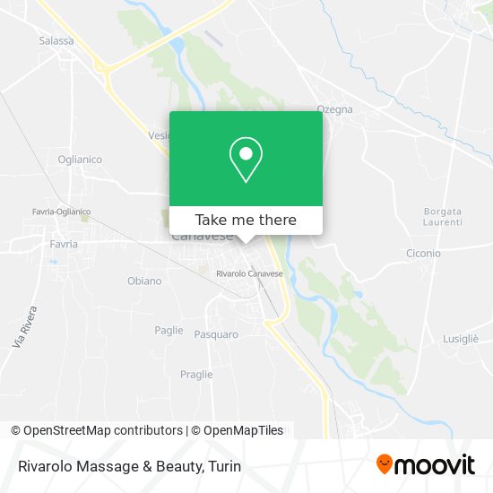 Rivarolo Massage & Beauty map