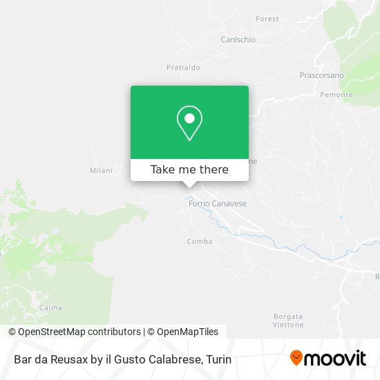 Bar da Reusax by il Gusto Calabrese map