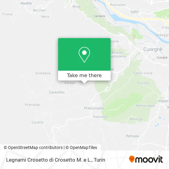 Crosetto Timber by Crosetto M. and L. map