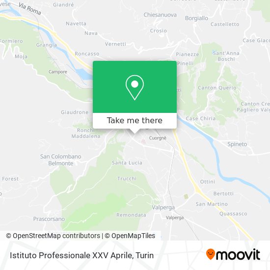Istituto Professionale XXV Aprile map
