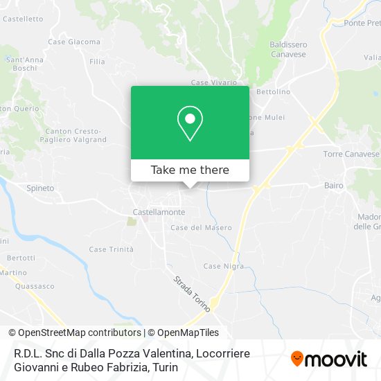 R.D.L. Snc di Dalla Pozza Valentina, Locorriere Giovanni e Rubeo Fabrizia map