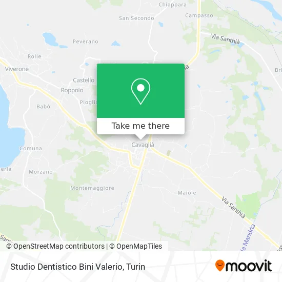 Studio Dentistico Bini Valerio map